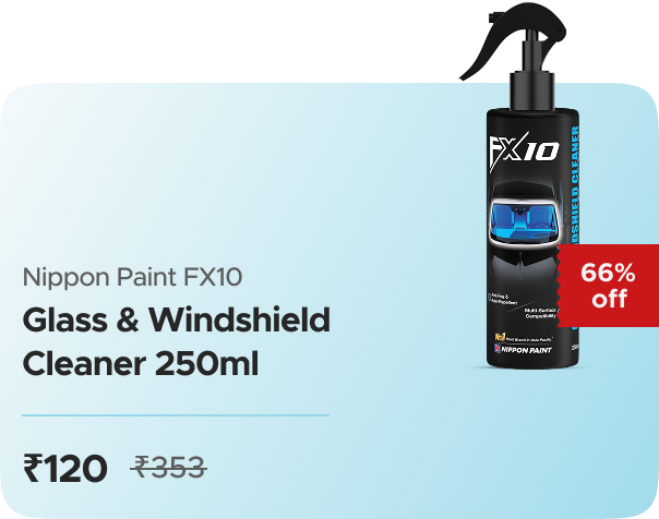 Nippon Paint FX 10 Nippon Paint FX10 Glass & Windshield Cle — effective ₹120 (was ₹353)