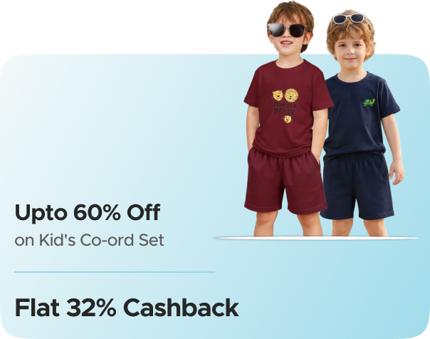 Rigo —  Upto 60% Off on Kid's Co-ord Set + Flat 32% CashKaro Cashback + Flat 32% Cashback