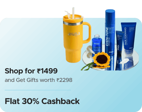 World of Asaya — Shop for Rs. 1499 and Get Gifts Worth ₹2298 + Flat 30% CashKaro Cashback + Flat 30% Cashback
