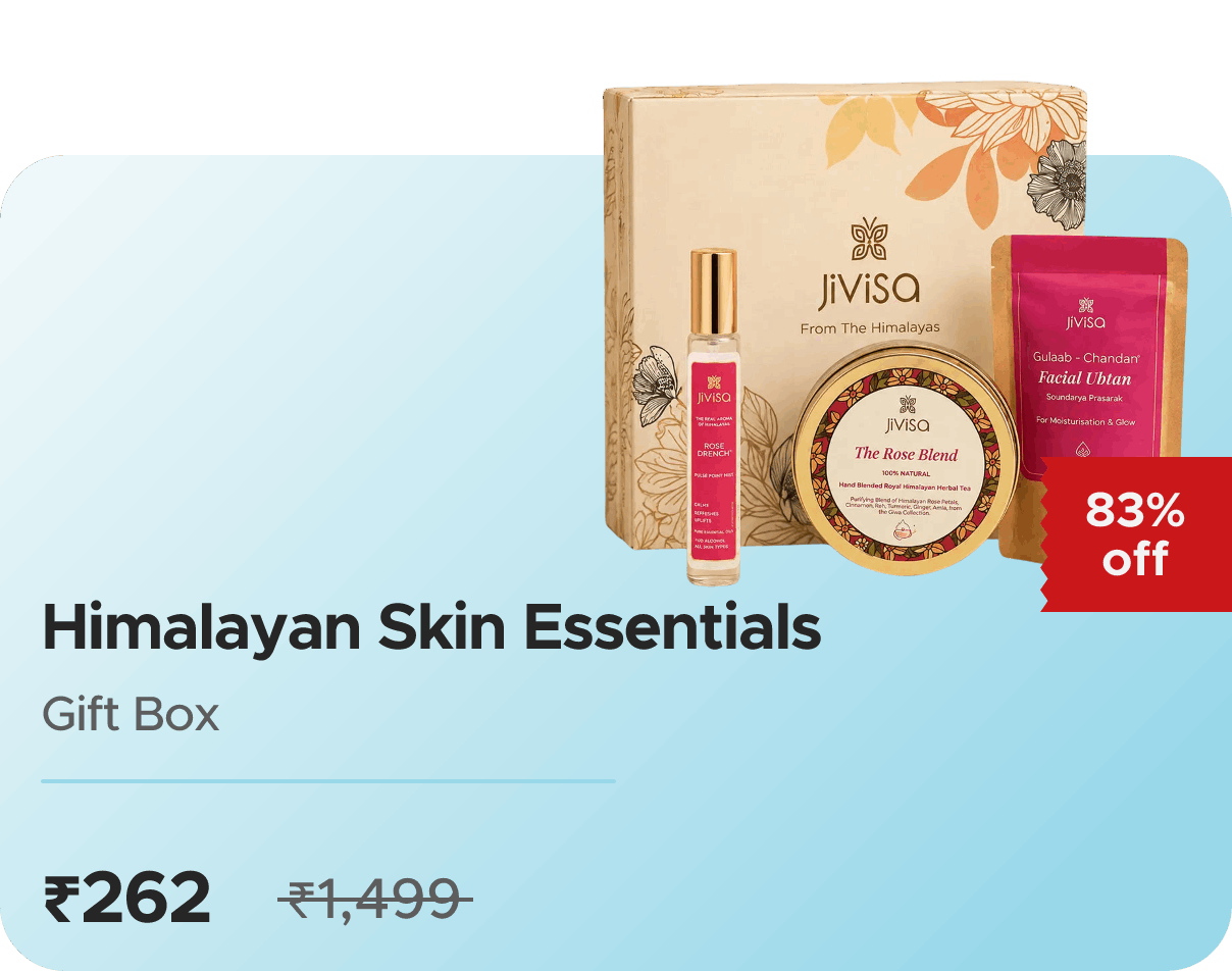 JiViSa Himalayan Skin Essentials Gift Box — effective ₹262 (was ₹1499)