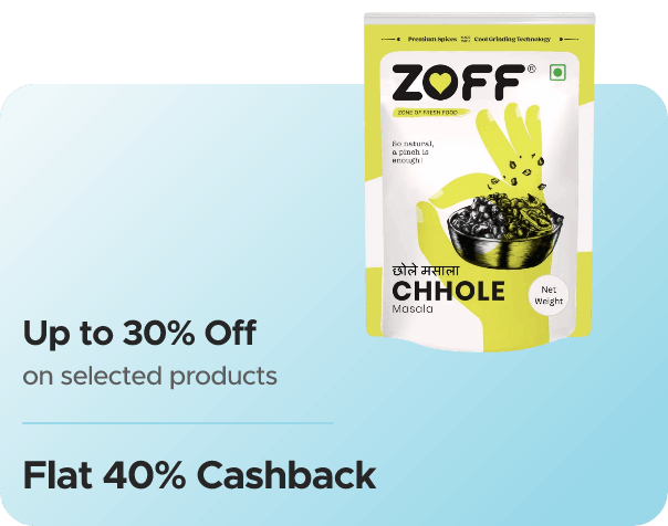 Zoff — Upto 30% Off on selected products + Flat 40% CashKaro Cashback on all orders + Flat 40% Cashback