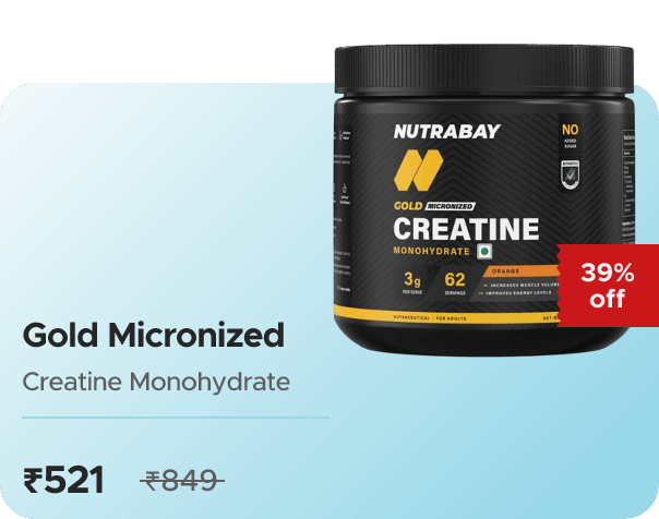Nutrabay Nutrabay Gold Micronized Creatine Monohy — effective ₹521 (was ₹849)