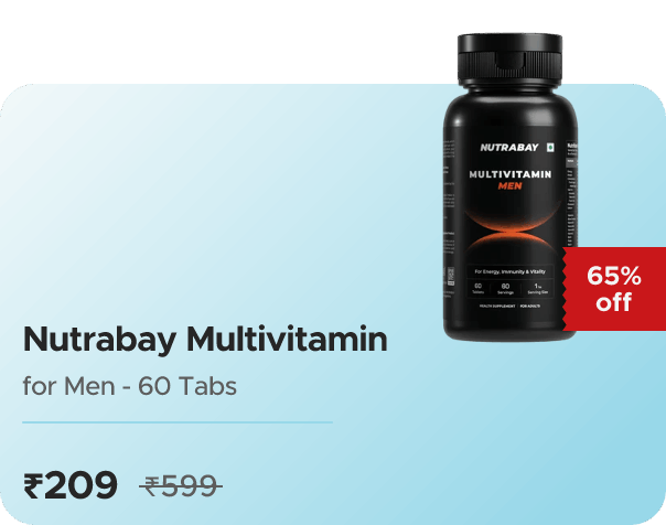 Nutrabay Nutrabay Multivitamin for Men — effective ₹209 (was ₹599)